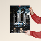 Bugatti Chiron - Urban Hypercar Poster